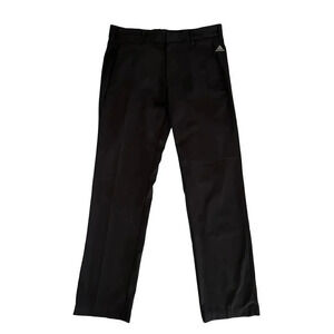 Adidas Men’s 3 Stripes Performance Golf Pants Black and Silver Size 32X32